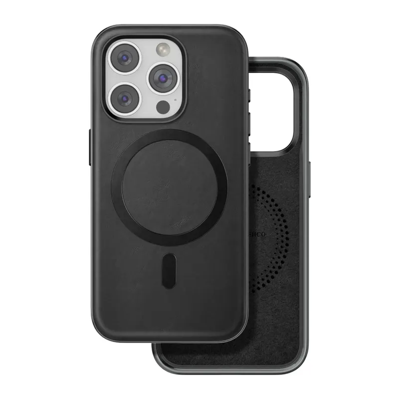 Venco Apple iPhone 15 Pro Max Puskas Magsafe Kapak - Siyah