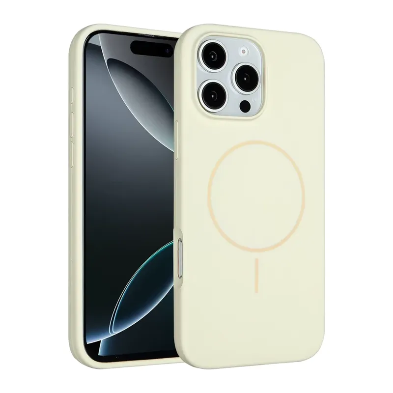 Joko Apple iPhone 16 Pro Kılıf Jully Magsafe Kapak - Bej