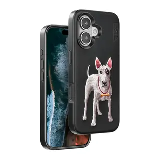 Venco Apple iPhone 16 Perma Desenli Kapak - Siyah