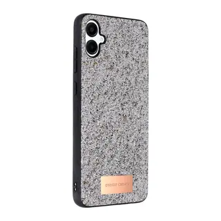 Onegif Samsung Galaxy A06 Bright Simli Kapak - Gümüş