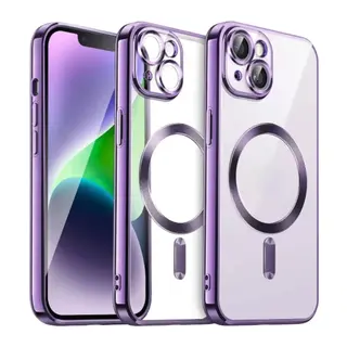 Apple iPhone 13 Kılıf Kross Magneticsafe Kapak - Mor