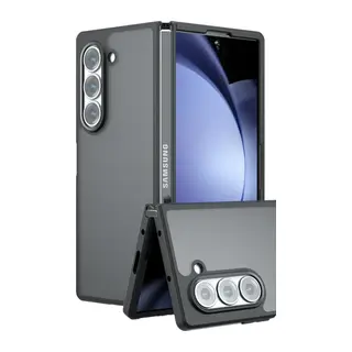 Samsung Galaxy Z Fold 5 Kılıf Blur Fold Kapak - Mat Siyah