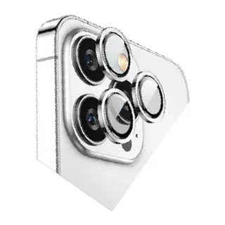 Apple iPhone 15 Pro Max Bilvis Titan Kamera Lens - Gümüş