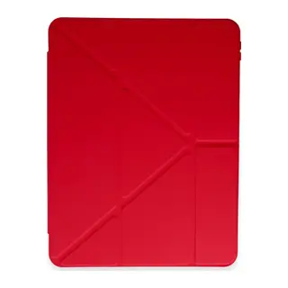 Xiaomi Pad 6 Kılıf Kalemlikli Mars Tablet Kılıfı - Kırmızı