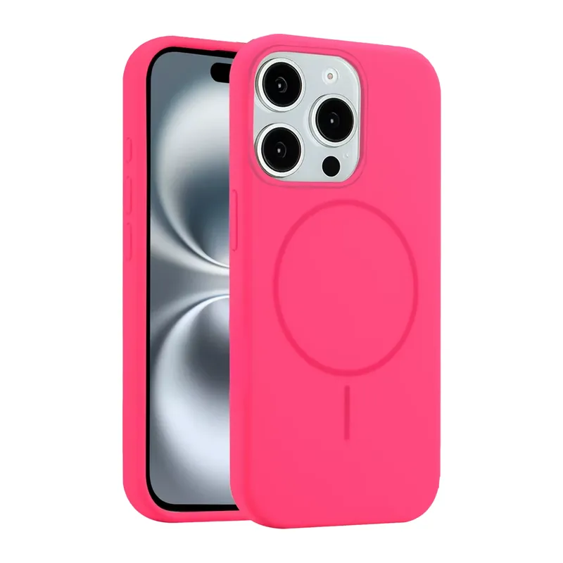 Joko Apple iPhone 15 Pro Max Kılıf Jully Magsafe Kapak - Pembe