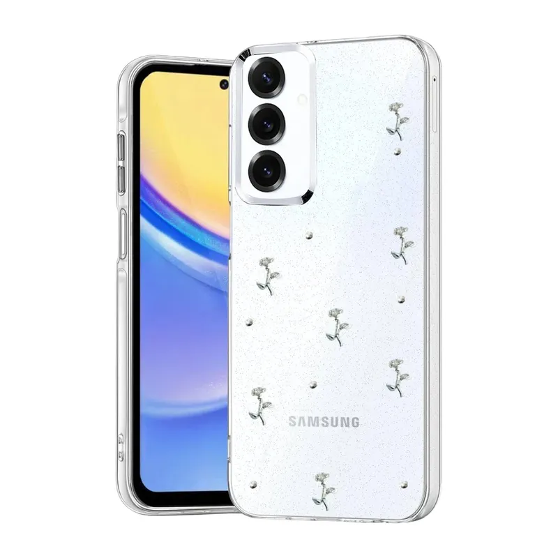 Samsung Galaxy S25 Fiyonk Desenli Kapak - Desen 4