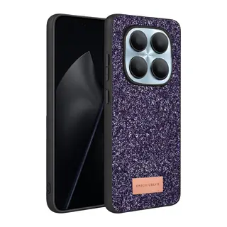 Onegif Xiaomi Redmi Note 15 Pro 5G Bright Simli Kapak - Derin Mor