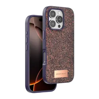 Onegif Apple iPhone 16 Pro Bright Simli Kapak - Derin Mor