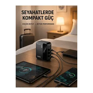 Akıllı Güç Dağılımlı 4 Girişli Şarj İstasyonu