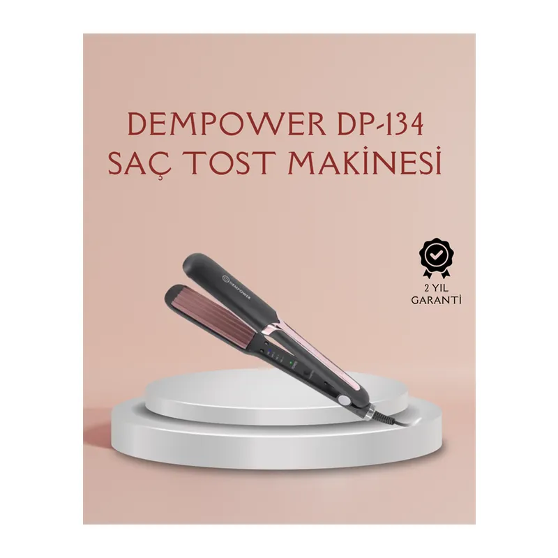 DP-134 Tost Saç Şekillendirici – Hızlı Isınan, Kalıcı ve Belirgin Dalgalar İçin İdeal