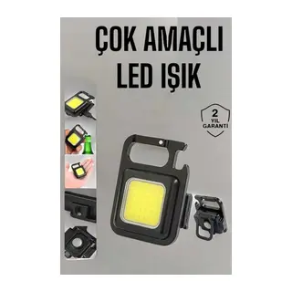 Kamp Işığı Çok Fonksiyonlu Taşınabilir Anahtarlık Kapak Açma Manyetik Özelliği