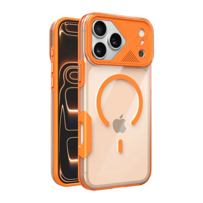 Joko Apple iPhone 17 Pro/18 Pro Zinko Magsafe Kapak - Turuncu