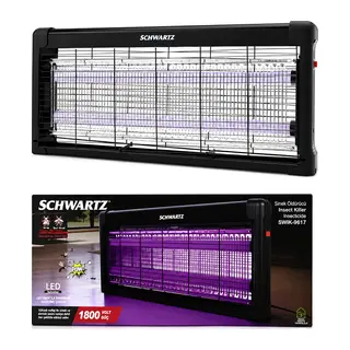 Sinek Öldürücü Cız Cihazı Makine 2PCS Led Floresan 100M2 Etkili 1800V 54X23.5CM SWIK-9617