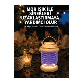 İç ve Dış Mekân Kullanımına Uygun Sinek Kovucu Lamba