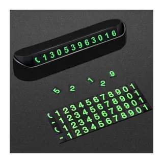 Pratik Fosforlu Telefon Numarası Yamzak İçin Araç İçi Oto Numaratör Numaralık