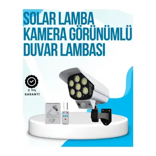 Kablosuz, Güneş Paneliyle Şarj Olan Dış Mekan Lambası – 8-10 Saat Aydınlatma Süresi