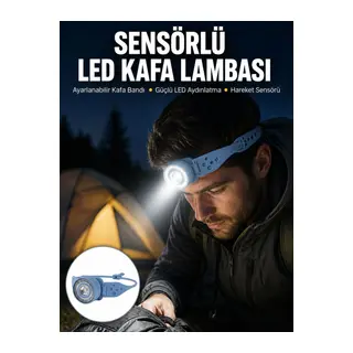 Uzun Pil Ömürlü Kamp ve Dağcılık Kafa Lambası Yeni Nesil