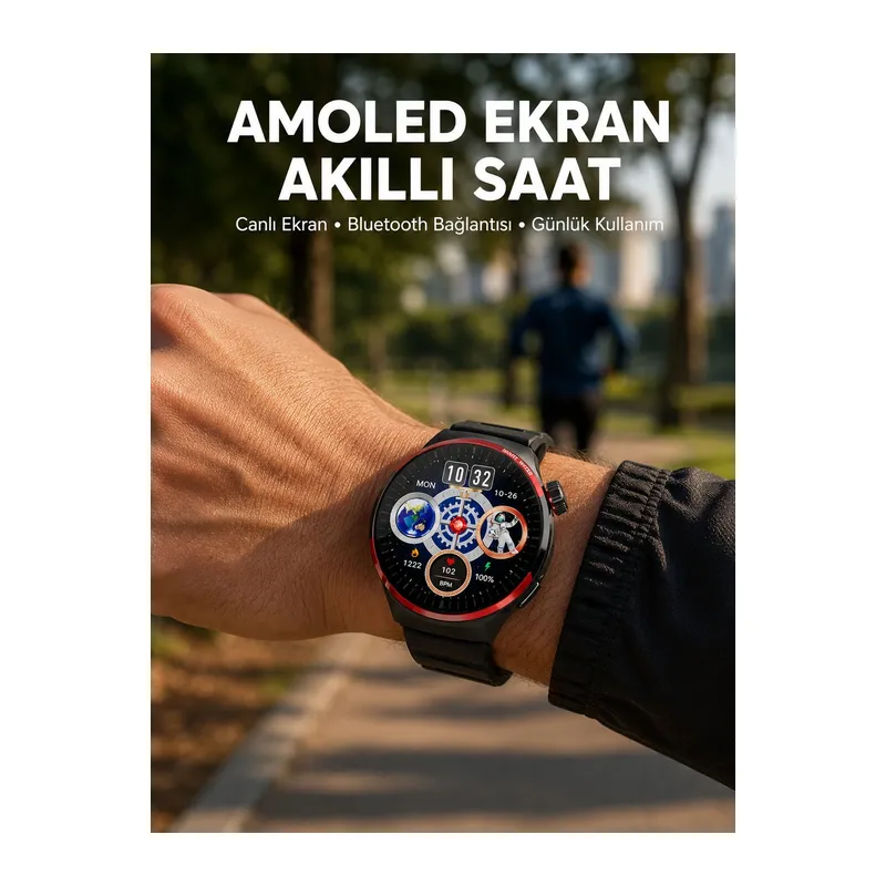 Bluetooth Arama Özellikli Akıllı Saat Suya Dayanıklı Yeni Nesil