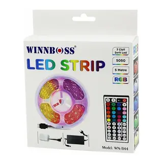 Rgb 3ÇİP Kumandalı Şerit Led 5MT
