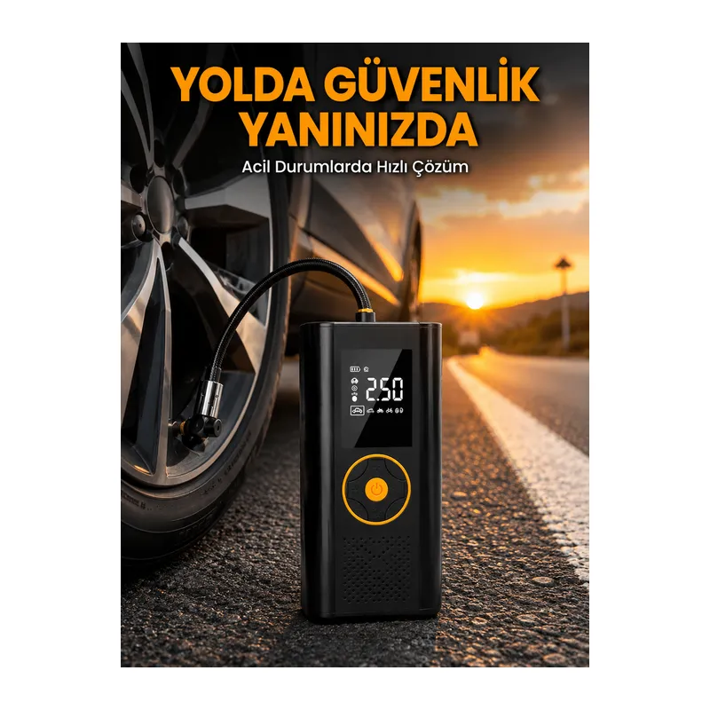 LED Ekranlı Akıllı Hava Kompresörü Hassas Basınç Kontrolü Yeni Nesil