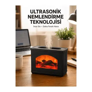 USB Güçlü Ultrasonik Hava Nemlendirici Sessiz Çalışan 270 ml Difüzör