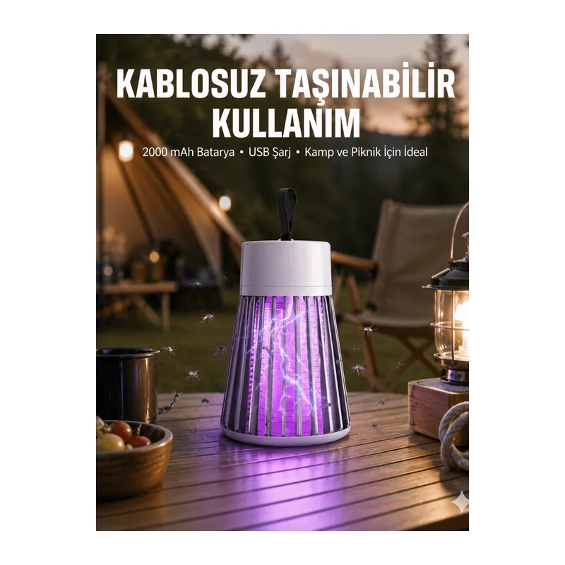 Uzun Ömürlü Bataryalı Taşınabilir Böcek Kovucu