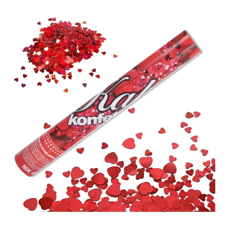 Konfeti Güllü Kalpli 30CM.