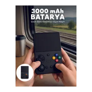 Retro Taşınabilir Oyun Konsolu 3.5 İnç IPS Ekran 26 Emülatör Destekli 64GB El Tipi Oyun Cihazı
