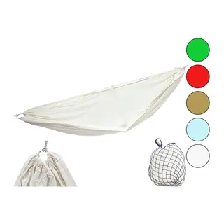 Gabardin Dokuma Renkli Pamuk Kumaş Kamp Hamak 135X260CM200KG.TAŞIMA6MT İpfile Çantalı