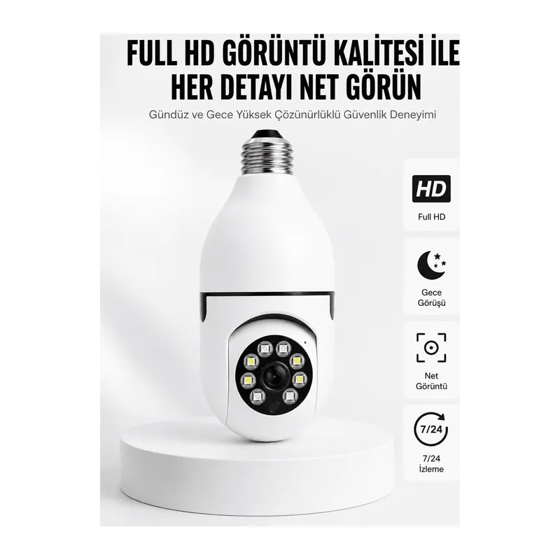 İki Yönlü Ses Destekli Full HD Akıllı Kamera Yeni Nesil