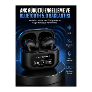 Yeni Nesil Pro Ekranlı Bluetooth Kulaklık 5.0 Bluetooth