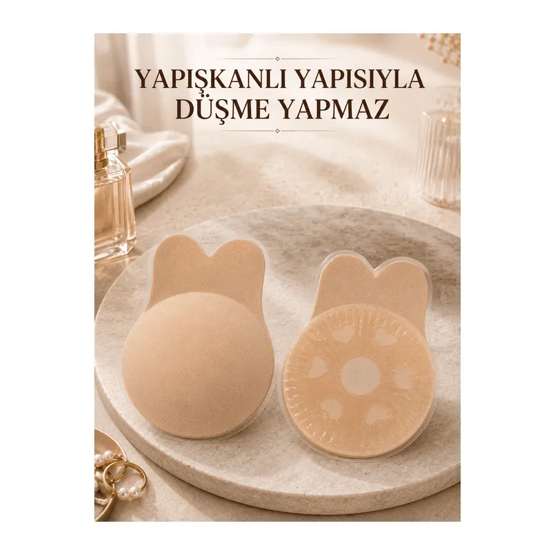 Kendinden Yapışkanlı Silikon Destek Pedi Günlük ve Özel Gün Kullanımına Uygun