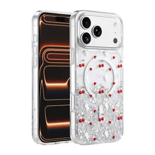 Onegif Apple iPhone 17 Pro Max/18 Pro Max Misk Simli Magsafe Kapak - Desen 5