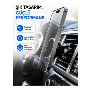 Manyetik Araç İçi Telefon Tutucu Güçlü Mıknatıslı