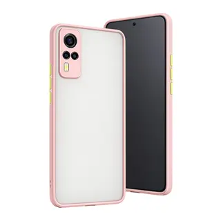 Vivo Y53S Kılıf Montreal Silikon Kapak - Pembe