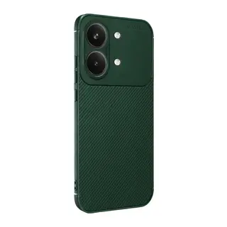 Xiaomi Poco X8 Pro Max Auto Focus Karbon Kapak - Koyu Yeşil