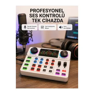 Bluetooth Bağlantılı Karaoke ve Yayın Ses Kontrol Ünitesi
