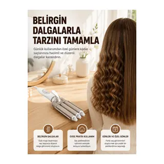 Profesyonel Kullanıma Uygun Bukle Maşası Yeni Nesil