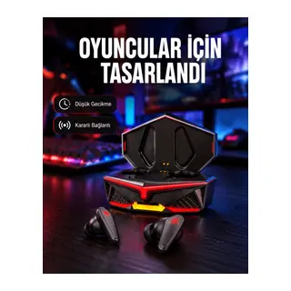 Led Işıklı Metal Kasa Kablosuz Kulaklık Yeni Nesil
