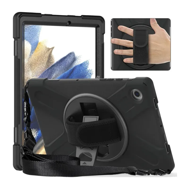 Samsung Galaxy Tab A11 Kılıf Amazing Tablet Kapak - Siyah