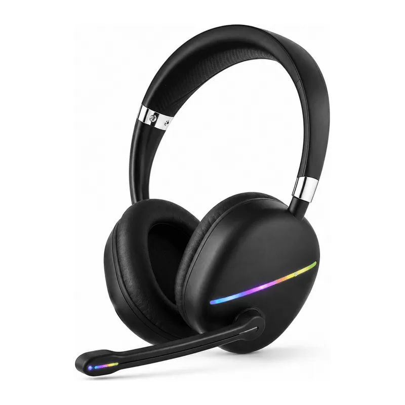 Mikrofonlu Bluetooth Kulak Üstü Kulaklık RGB Aydınlatmalı Type-C Şarjlı