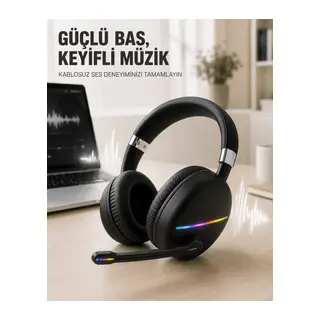 Rgb Siyah Kulaklık MAX-17