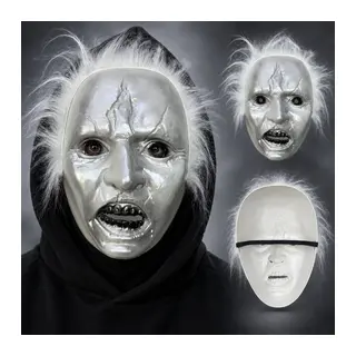 Beyaz Saçlı Michael Myers Plastik Karakter Maskesi