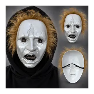 Kahve Saçlı Michael Myers Plastik Karakter Maskesi