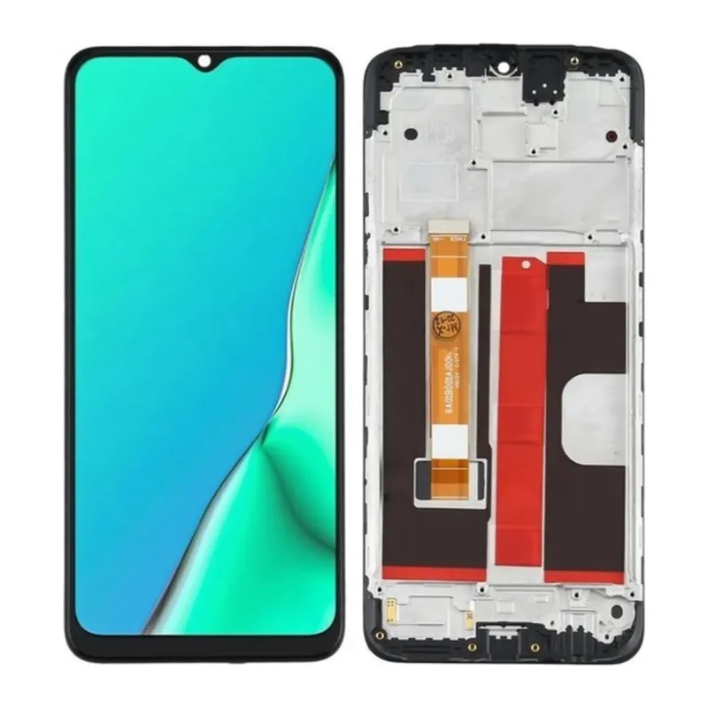Oppo A5 2020 Ekran Dokunmatik Çıtalı (Siyah)