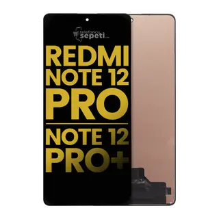 Redmi Note 12 Pro Uyumlu Ekran Dokunmatik Siyah Çı