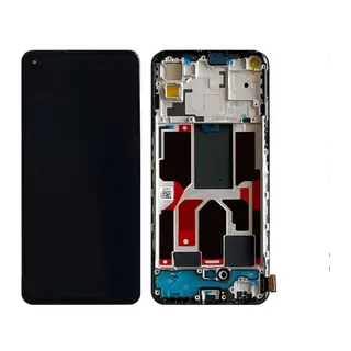 Reno 5 Lite Dokunmatik Ekran OLED Çıtalı (Siyah)