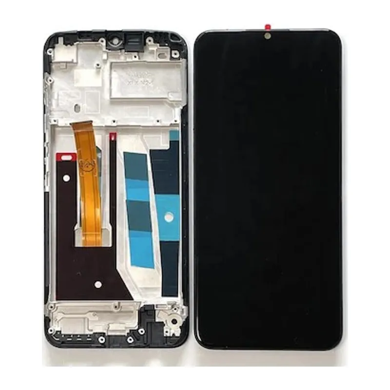 Realme C11 Lcd Ekran Dokunmatik Çıtalı (Siyah)