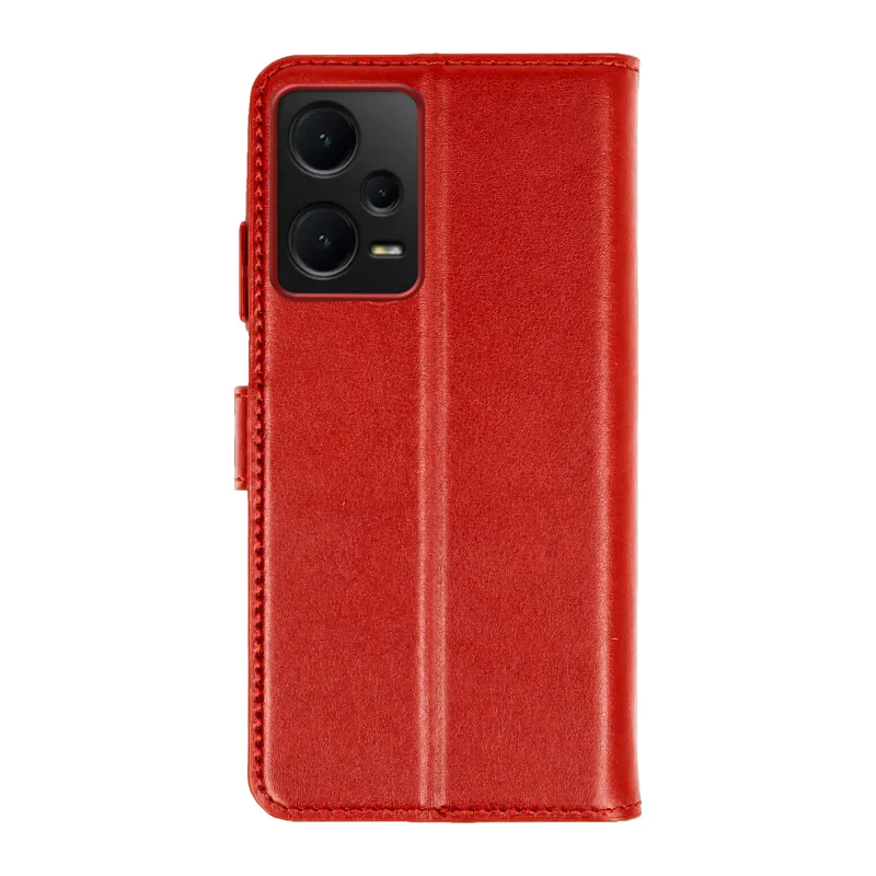 Xiaomi Redmi Note 12 5G Trend S Kapaklı Kılıf - Kırmızı