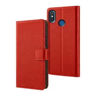 Xiaomi Mi 8 Trend S Plus Kapaklı Kılıf - Kırmızı